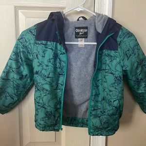 Dinosaur hooded jacket!